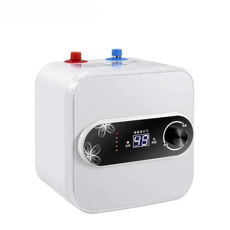 8L Water  Instant Electric Water Heater Rapid heat Insulation Digital display Thermostat Knob Control Up Down Water Inlet