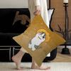 MMofusand Cute Cat Cartoon Personalized Pillow Dust Cover Bedroom Kids Party Decoration Pillowcase Birthday Children Gift