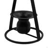 Iron Portable Candle Holder Candlestick Tealight Pillar for Wedding Tabletop Display