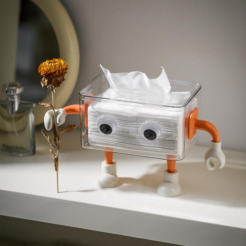 Creative Cartoon Tissue Box Funny Tissue Box Holder Modern Napkin Boxes for Living Room Decoration Accessories for Bathroom