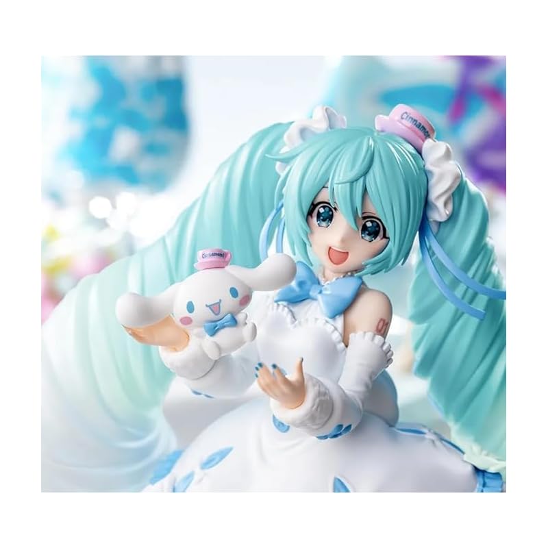 Hatsune' Miku series Luminasta Hatsune' Miku x Cinnamo*Roll White dress version figure 1 type in total official Approximately 19cm