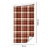 Autumn Orange and Beige Plaid Wallpaper for Living Room and Bedroom 50x1000