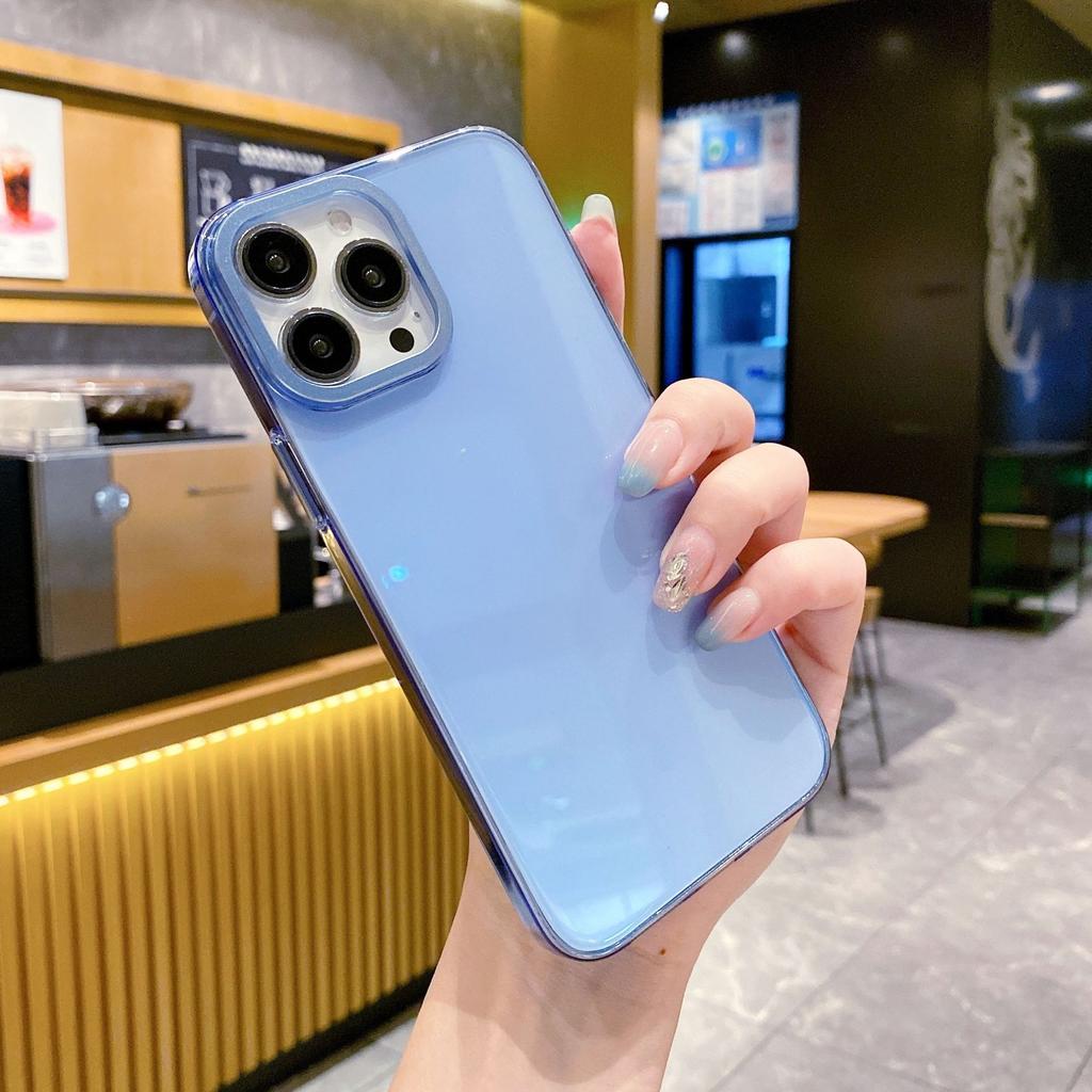 Dotyczy iPhone 16 Pro Max przezroczyste kryształowe metalowe pierścień na obiektyw etui na telefon komórkowy Apple 17 duże otwory twarde etui ochronne