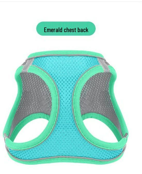 Reflective Vest-Style Pet Harness with Leash - Breathable for Cats & Dogs