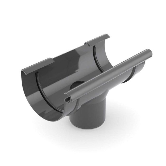 Graphite Gutter Fitting 75/63, Downpipe