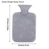 1000ML PVC Hot Water Bottle for Bed Hand Warmer Reusable Warm Kettle for Winter Hand And Foot Heating