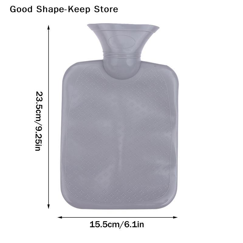 1000ML PVC Hot Water Bottle for Bed Hand Warmer Reusable Warm Kettle for Winter Hand And Foot Heating