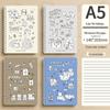 Thickened A5 Cute Coil Notebook - Simple B5 Notepad for Primary School Students, High-Value Loose-Leaf Practice Book