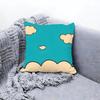 Soft White Cloud Texture Design Cushion Cover Premium Comfort Reversible Pillow Cove in One Design for Any Room  Car Interior