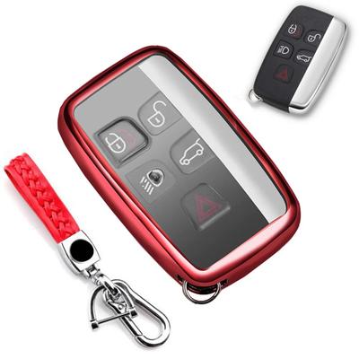 LETINGFAR Schlüsselhülle für Land Rover, Smart Key Hülle, Schlüsselabdeckung, 5 Tasten TPU,