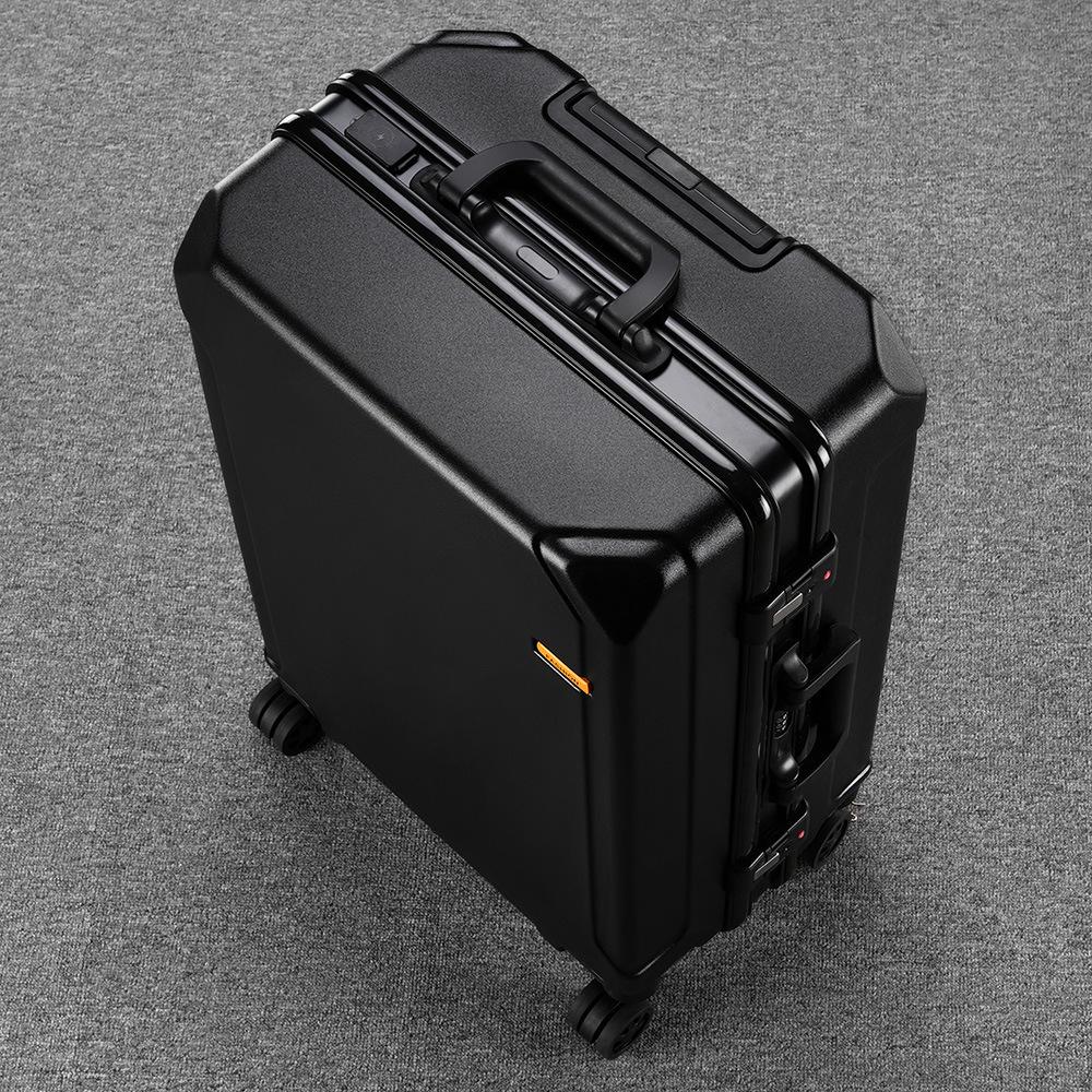 2025 Durable 20" Carry-on Aluminum Suitcase with Universal Wheels for Men and Women