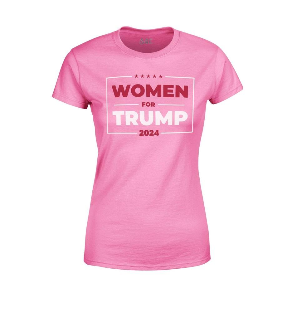 

S4E Women for Trump 2024 Women s T-Shirt President Donald Trump Shirt 2XL