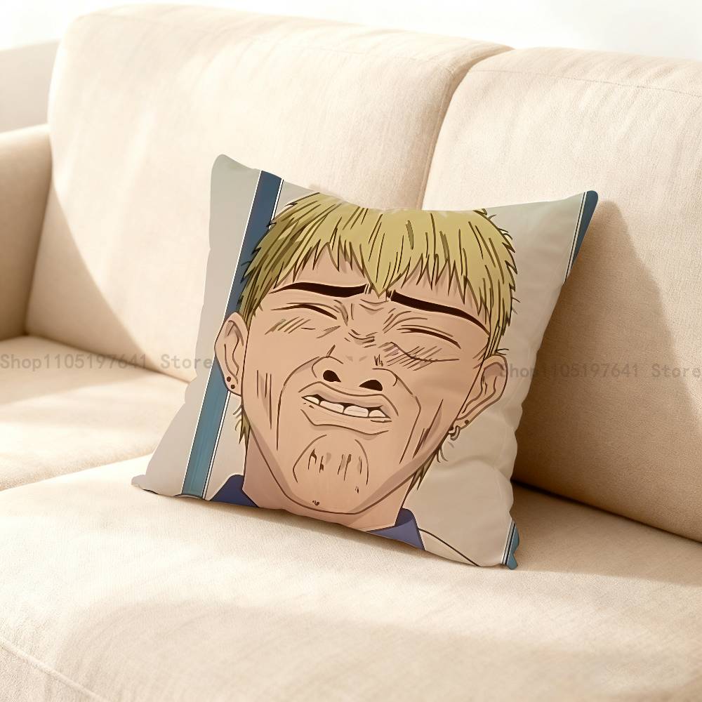 Great Teacher O-Onizukas Gto Anime Celebrity Merchandise All-Match Printed Pillow Case Sofa Car Office Room Decoration Protector