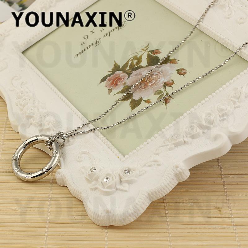 Child Magician Magic Tricks Magic Props Magic Toys Silver Color Bead Chain Ring Round Heart-shaped Necklace Birthday Gift Valentine's Day Gift