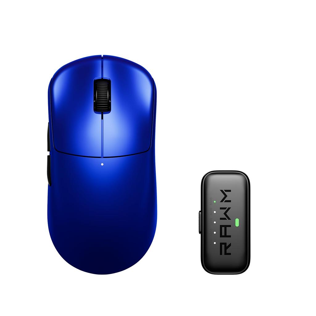 Leviathan V4 Blue Wireless Gaming Polling Large Mouse Authorized Japanese Distributor Mouse, Ultralight, PixArt, 8,000Hz Rate, Feet, Warranty.
