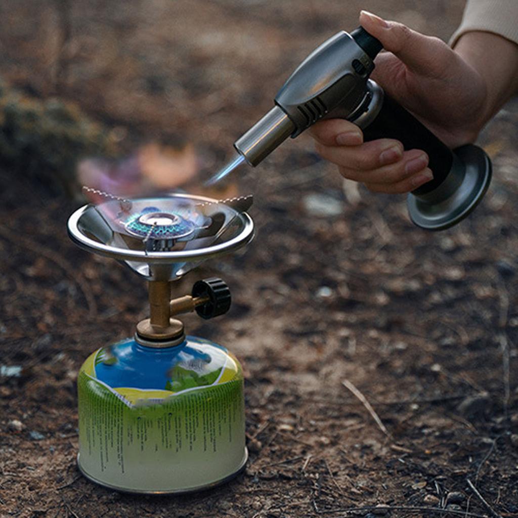 1350W Camping Stove Strong Support Portable High Bearing Capacity Lightweight Outdoor Gas Stove for