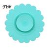 Insect Proof Drain Guard Sunflower Silicone Floor Mat, Bionic Petal Design Anti-Clog Sink Bathroom Strainer Hair Filter, Odor-Proof Drainage Protector