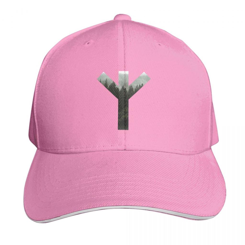 Algiz Forest Rune Symbol Baseball Cap derby hat sun hat hard hat Sports Cap For Women  Unisexs