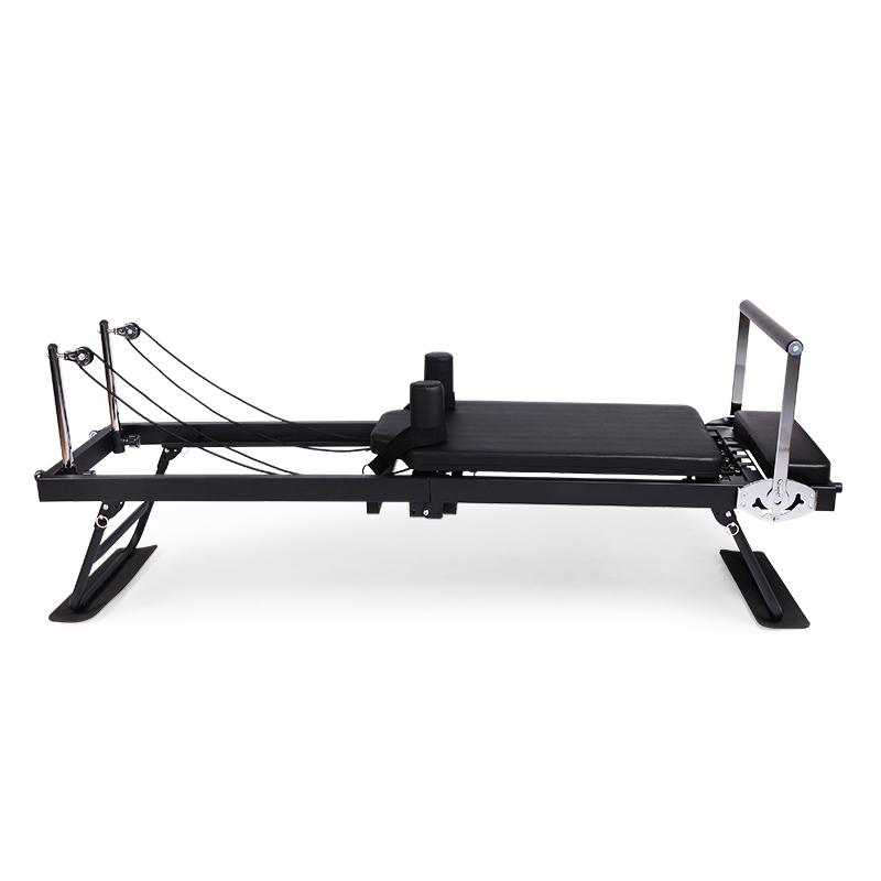 Pilates Reformer Core Bed - Foldable Metal Frame Machine for Yoga Exercise & Home Core Training