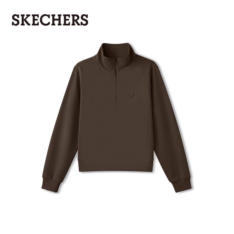 Skechers Women's Half-Zip Stand Collar Sweatshirt