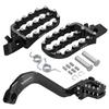 Motorcycle Wide Footrests/Foldable Brake Pedal/Lever Extension Tip for Honda CRF1100L Africa Twin/Adventure Sports 2020-2026 