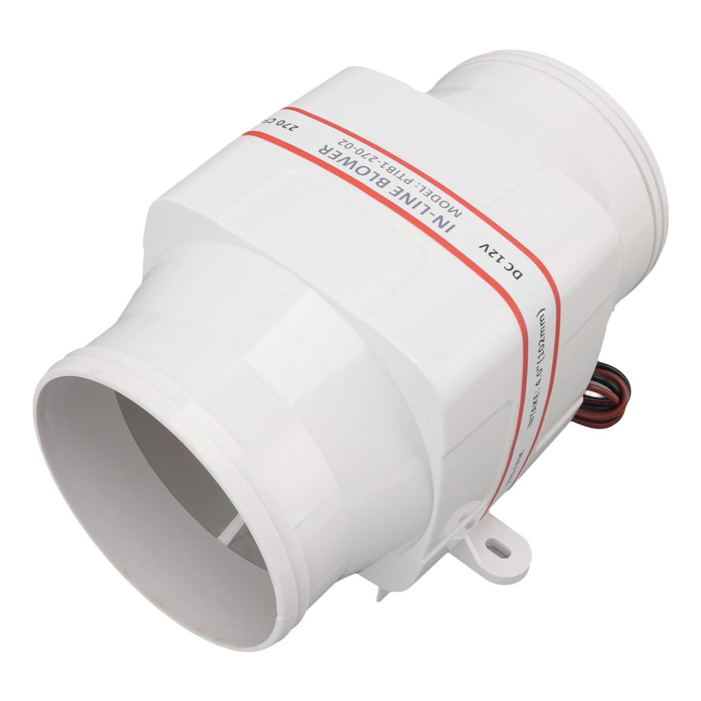 12v Electric In Line Blower ABS Shell Marine Boat In Line Bilge Air Blower Marine Cabin Engine