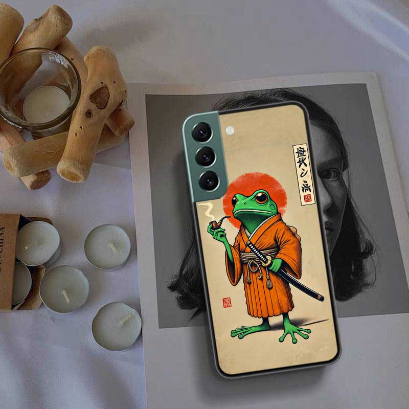 Cute Mouse Axolotl Frog Wizard Phone Case For Samsung Galaxy S22 S25 Ultra S21 S10 Plus S26 Edge S20 S23 S24 FE Cover Silico