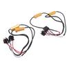 Pair of LED Load Resistor 50W 6ohm H4 9003 Anti Flickering LED Decoder Relay Harness Adapter for Turn Signal Daytime