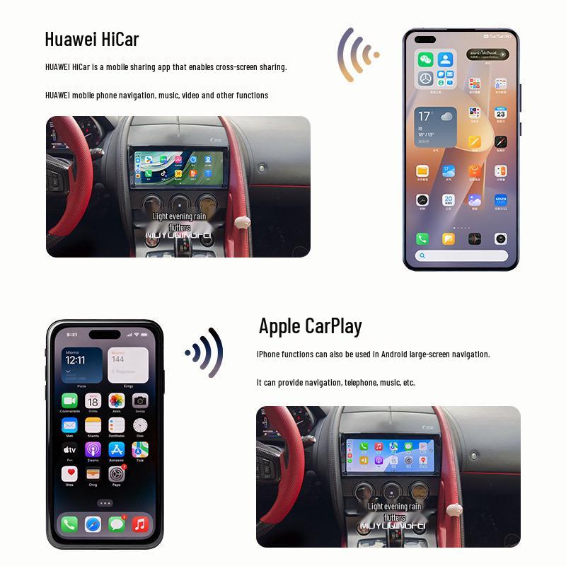 Jaguar F-TYPE Old Model Central Control Navigation System - New Android Smart Screen Modification