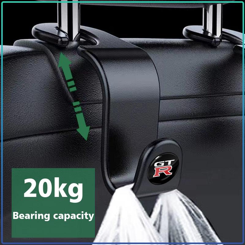 Car Headrest Hooks Hanger Bags Seat Back Holder Clips Auto Fastener For Nissan GTR C210 R30 GTS-R R33 R34 GT-R R35 Nismo
