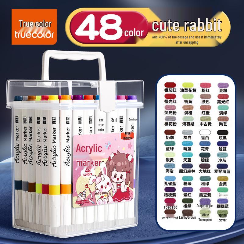 Deckendes, schichtbares Acrylmarker-Set für Kinder und Schüler