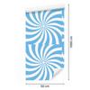 Hippie Azure Background Wallpaper for Living Room and Bedroom 50x1000