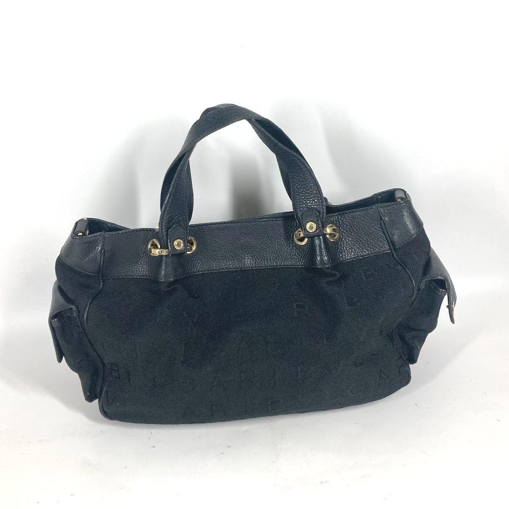 BVLGARI bulgari bulgari logomania Bag Shoulder Bag Tote Bag Canvas/Leather Black