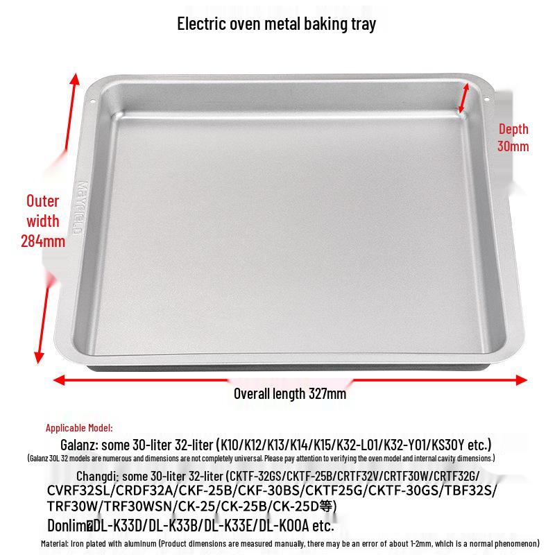 Small Rise Baking Pan: Household Oven Tray for Baking and Grilling