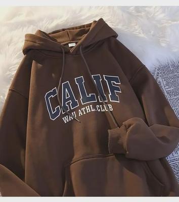 Velvet Thickened Men's Oversize Sweatshirt - Autumn/Winter Korean Style