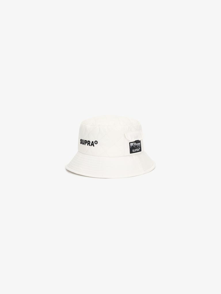 SUPRA Outdoor Quilted Pocket Point Bucket Hat (Cream)