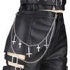 Pants Chain Punk Jeans Chain Wallet Jewelry Unisex Trousers Ornamen Aesthetic Moon Chain for Daily Wear and Parties