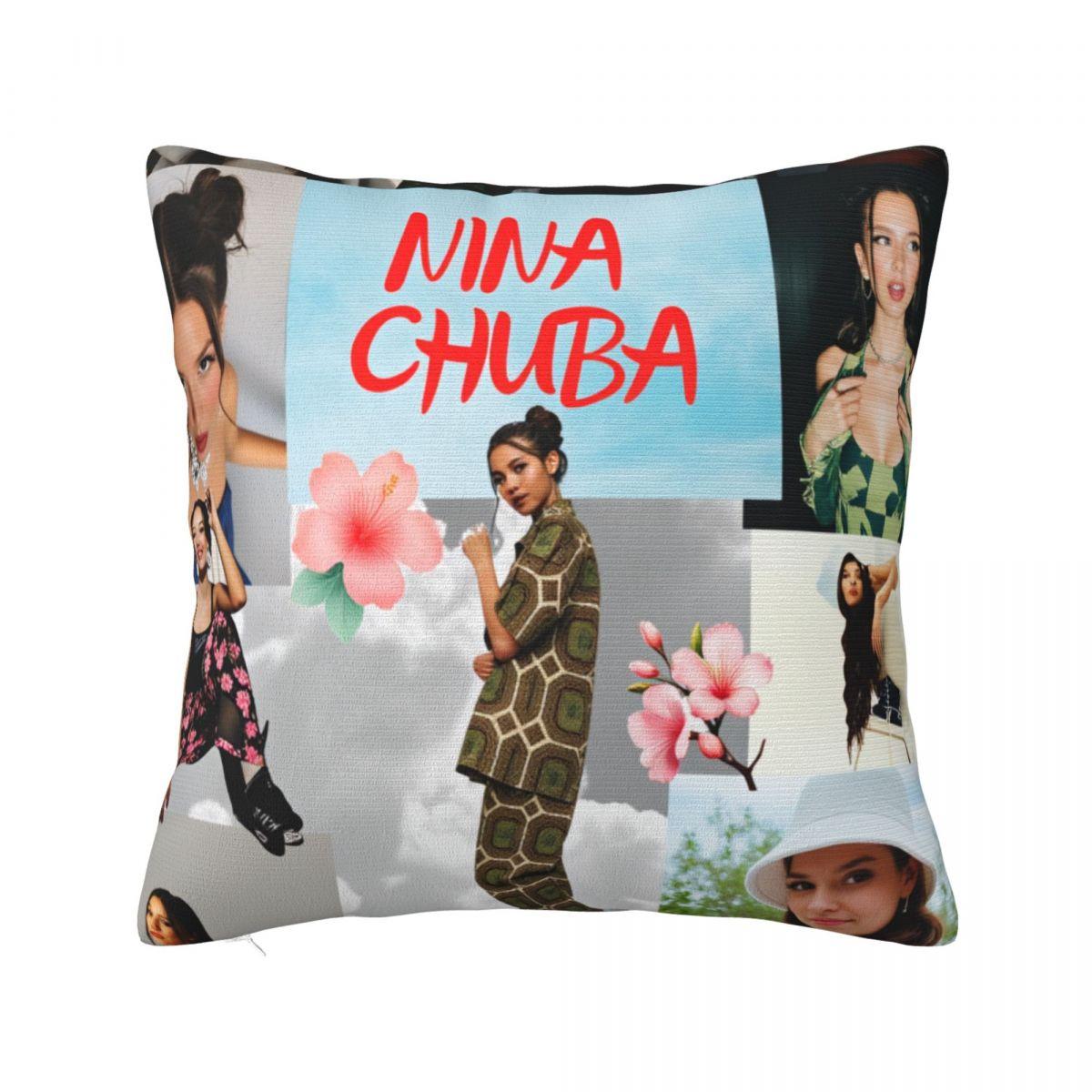 Наволочка Nina Chuba Квадратная Наволочка Новинка Чехол для Подушки Индивидуальные Наволочки Для Свадебной Вечеринки Домашний Декор 12x12Inch
