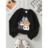 Kids Sweatshirt Casual Sweatshirt Printed Round Neck Pullover, Featuring Animal Prints, Autumn and Winter ,Comfortable Warm Fashion Printed Top