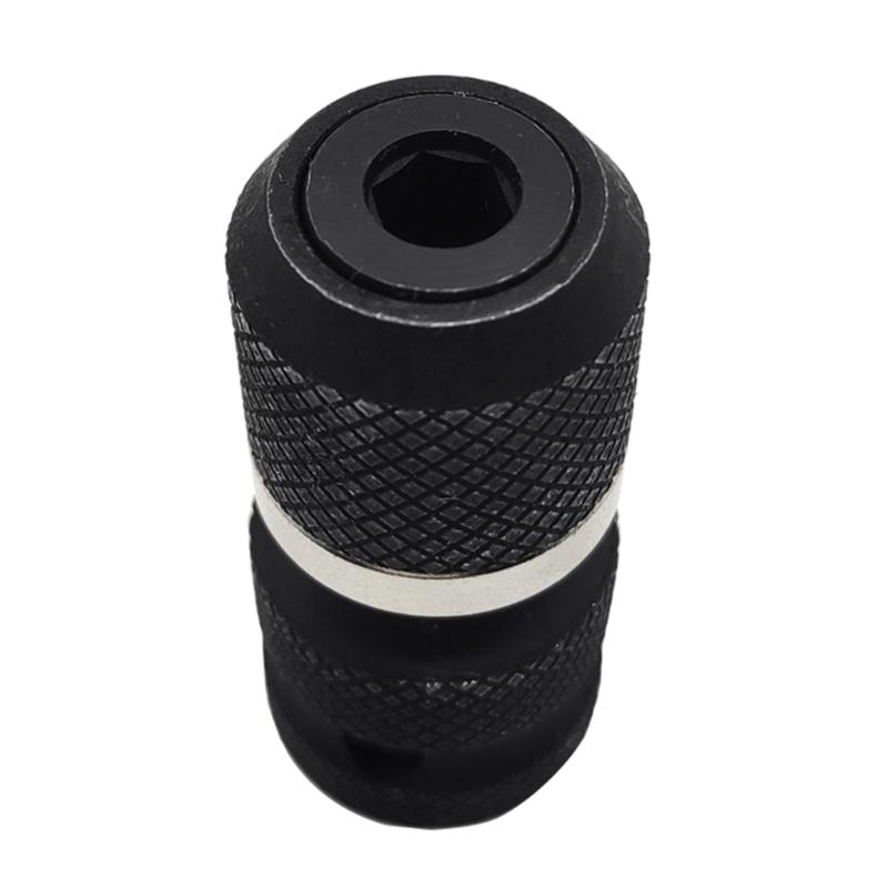 Quick Release 1/2-Inch Square Drive To 1/4-Inch Hex Female Socket Adapter Converter Chuck Adapter for Impact and Ratchet