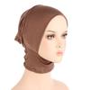 Head Wrap Solid Color Inner Cap Islamic Head scarves Women Hijab Bonnet Turbans Muslim Underscarf