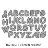 9-Style Metal Carbon Steel Letter & Number Knife Mold for DIY Cutting