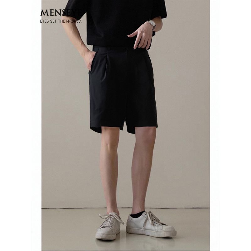 Menseye Men's Shorts Men's Summer Breathable Dress Pants Business Casual Pants Versatile
