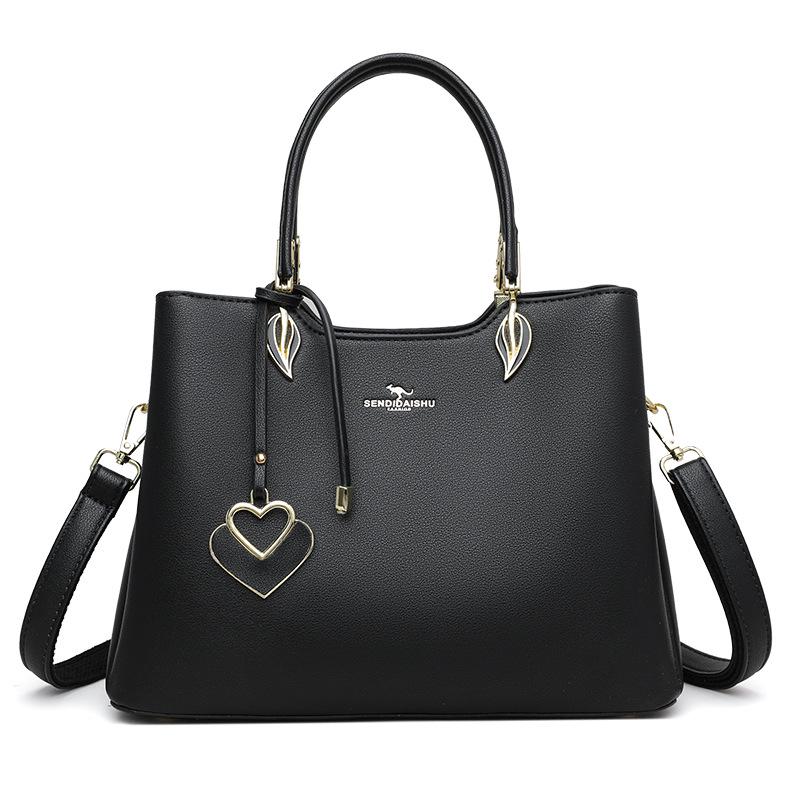 Kangaroo 2025 Women's Versatile Soft Leather Shoulder Handbag