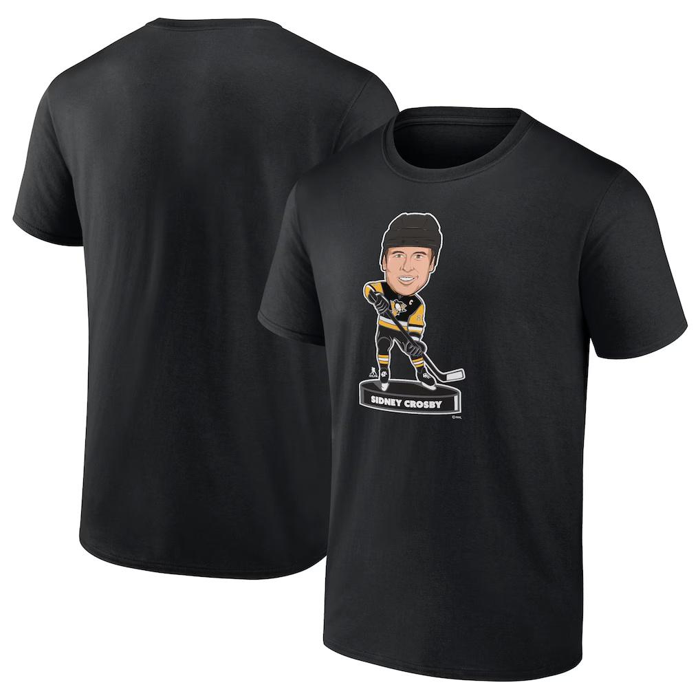 

Sidney Crosby Pittsburgh Penguins 600 Career Goals TShirt Black Men and Women Summer Tshirt Breathable Vintage Soft Tee S