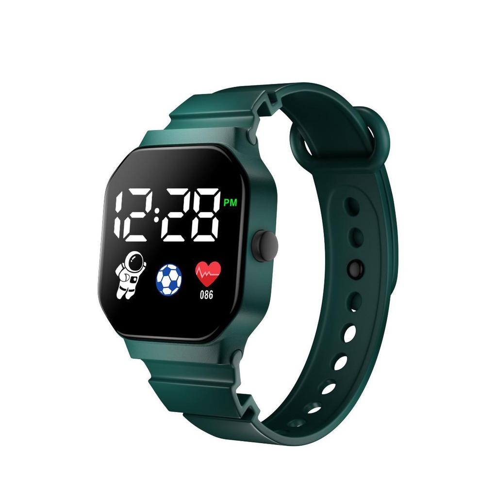 Premium C3 Student LED Sport Watch - Large Dial Unisex with Earth Time Button