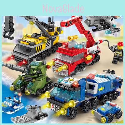 Discover The Excitement Of City Life With The Assembled Building Blocks Toy