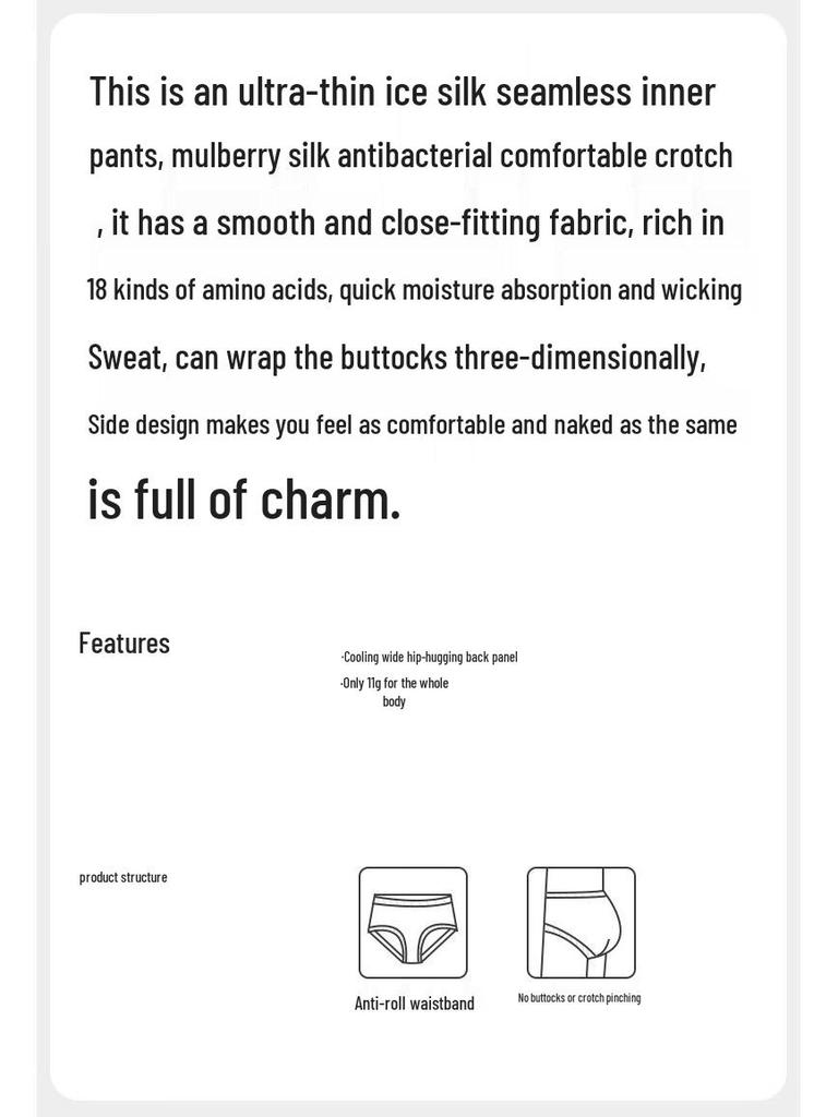 Duoduomian Women's Seamless High-Waist Underwear (3-Pack)