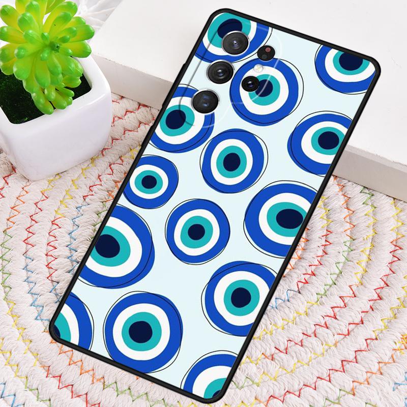 Evil Eye print Phone Case for Samsung Galaxy note 10 pro S26 Ultra S23 S24 FE S25 S21 S22 PLUS shockproof Cove