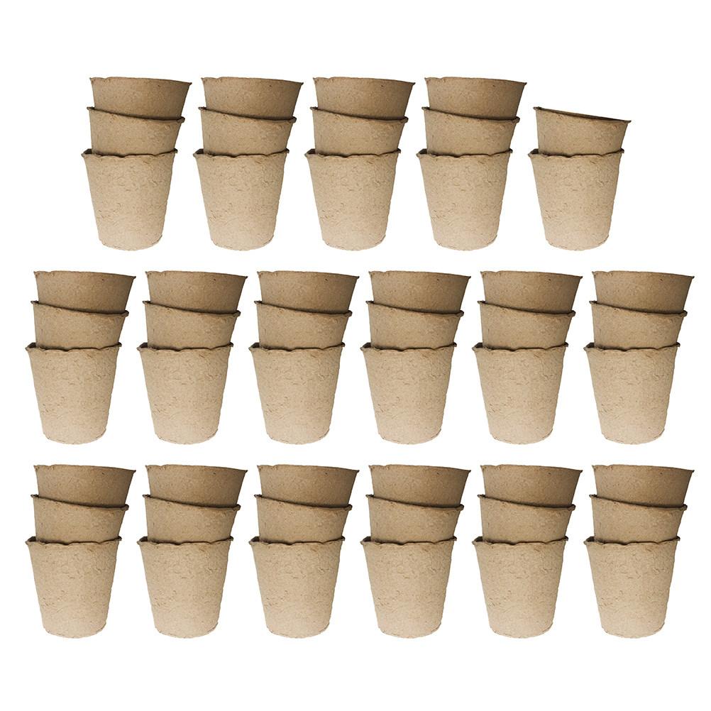 1Set Paper Nursery Pots Biodegradable Pulp Garden Propagator Flower Seed Starter Trays Plant Growing Containers Eco-Friendly
